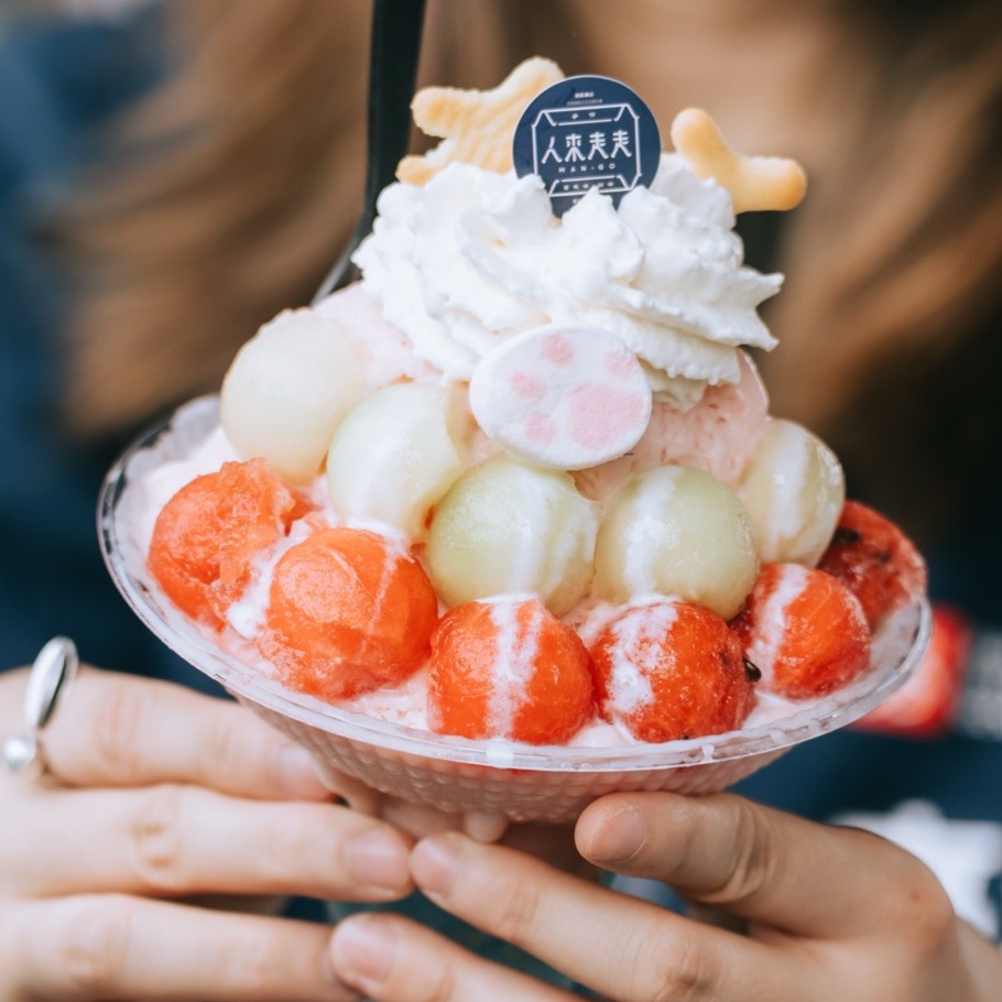 ▲以水果為基底的雪花冰店「人來走走」